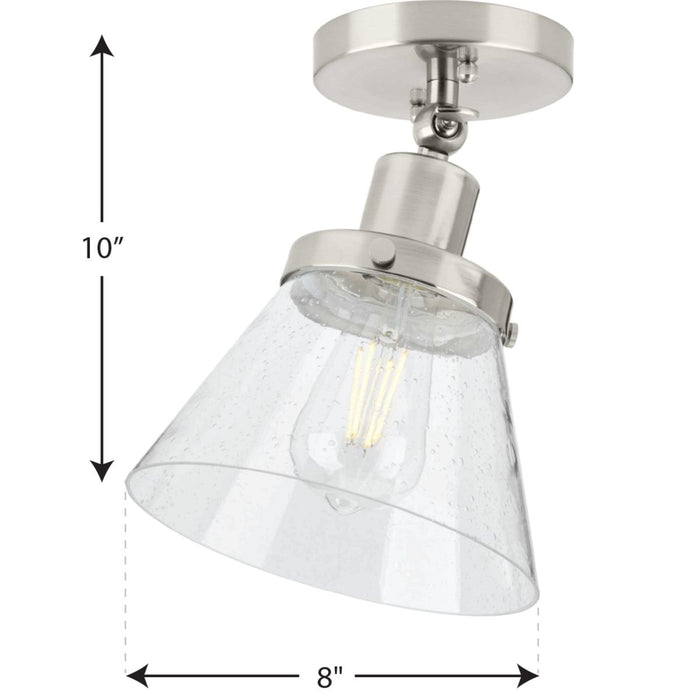 Progress Lighting Hinton Collection 1 Light 60W Medium Base Flush Mount Close To Ceiling Fixture (P350198-009)