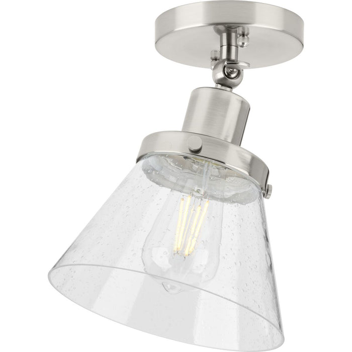 Progress Lighting Hinton Collection 1 Light 60W Medium Base Flush Mount Close To Ceiling Fixture (P350198-009)