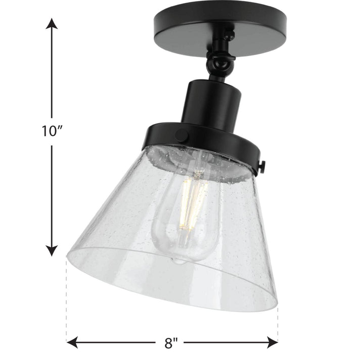 Progress Lighting Hinton Collection 1 Light 60W Medium Base Flush Mount Close To Ceiling Fixture (P350198-031)