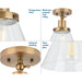 Progress Lighting Hinton Collection 1 Light 60W Medium Base Flush Mount Close To Ceiling Fixture (P350198-163)