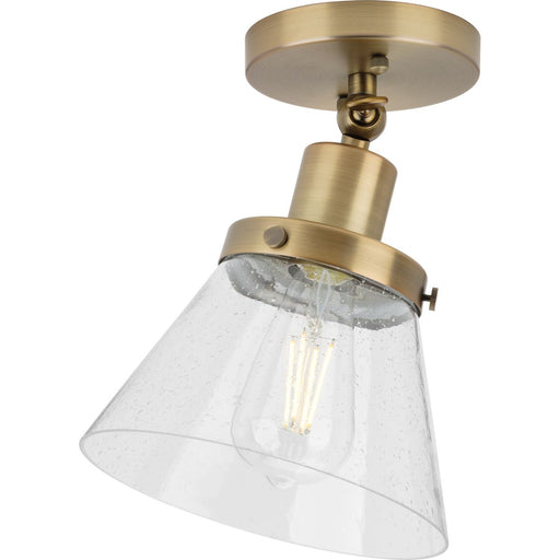 Progress Lighting Hinton Collection 1 Light 60W Medium Base Flush Mount Close To Ceiling Fixture (P350198-163)