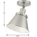 Progress Lighting Hinton Collection 1 Light 60W Medium Base Flush Mount Close To Ceiling Fixture (P350199-009)