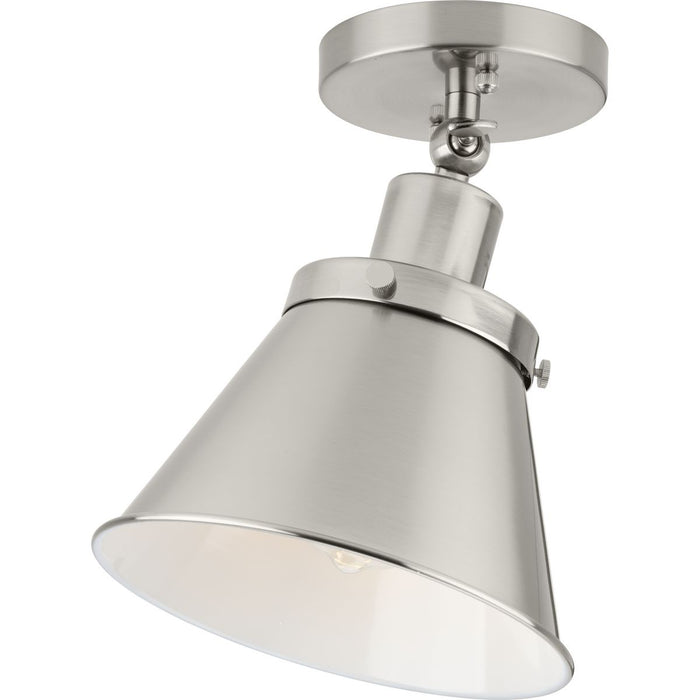 Progress Lighting Hinton Collection 1 Light 60W Medium Base Flush Mount Close To Ceiling Fixture (P350199-009)