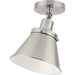 Progress Lighting Hinton Collection 1 Light 60W Medium Base Flush Mount Close To Ceiling Fixture (P350199-009)