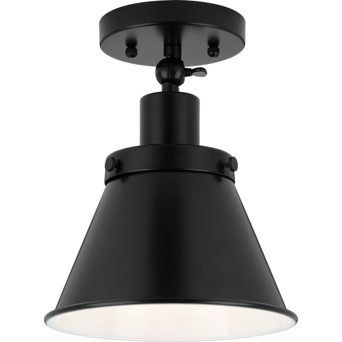 Progress Lighting Hinton Collection 1 Light 60W Medium Base Flush Mount Close To Ceiling Fixture (P350199-031)