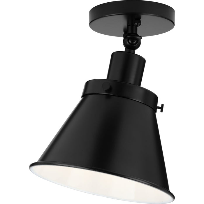 Progress Lighting Hinton Collection 1 Light 60W Medium Base Flush Mount Close To Ceiling Fixture (P350199-031)