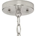 Progress Lighting Hinton Collection 100W One-Light Large Pendant Glass Brushed Nickel (P500384-009)