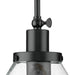 Progress Lighting Hinton Collection 100W One-Light Large Pendant Glass Matte Black (P500384-31M)