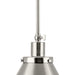 Progress Lighting Hinton Collection 100W One-Light Large Pendant Metal Brushed Nickel (P500385-009)