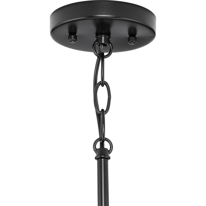 Progress Lighting Hinton Collection 100W One-Light Large Pendant Metal Matte Black (P500385-31M)