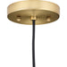 Progress Lighting Hinton Collection 60W One-Light Mini Pendant Glass Vintage Brass (P500382-163)