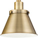 Progress Lighting Hinton Collection 60W One-Light Mini Pendant Metal Vintage Brass (P500383-163)