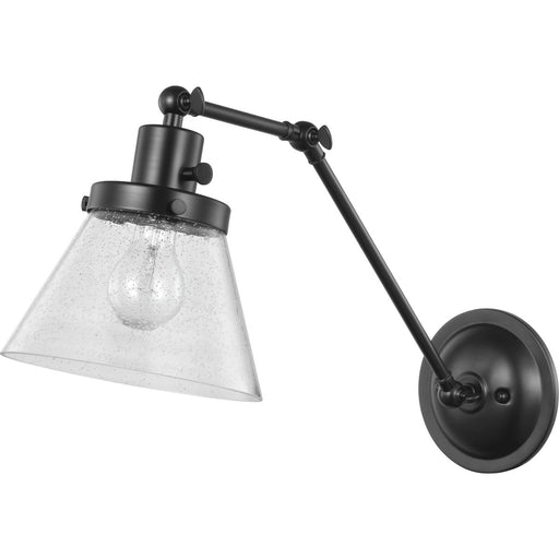 Progress Lighting Hinton Collection Black Swing Arm Wall Light (P710094-031)