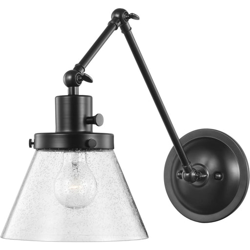 Progress Lighting Hinton Collection Black Swing Arm Wall Light (P710094-031)