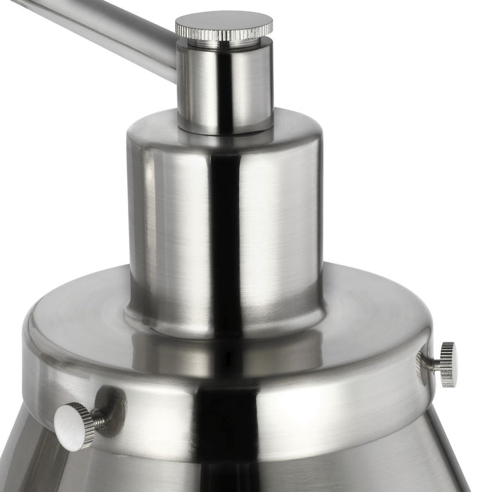 Progress Lighting Hinton Collection Brushed Nickel Swing Arm Wall Light (P710085-009)