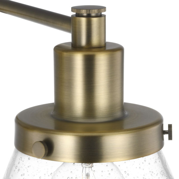 Progress Lighting Hinton Collection Vintage Brass Swing Arm Wall Light (P710084-163)