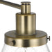 Progress Lighting Hinton Collection Vintage Brass Swing Arm Wall Light (P710084-163)