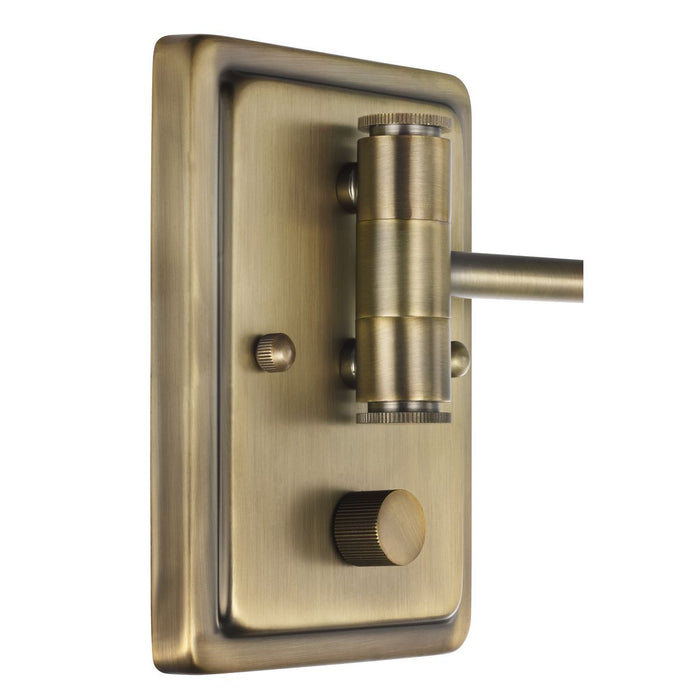 Progress Lighting Hinton Collection Vintage Brass Swing Arm Wall Light (P710085-163)