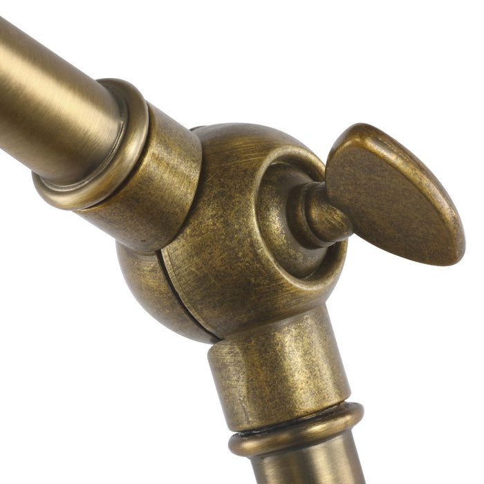 Progress Lighting Hinton Collection Vintage Brass Swing Arm Wall Light (P710095-163)