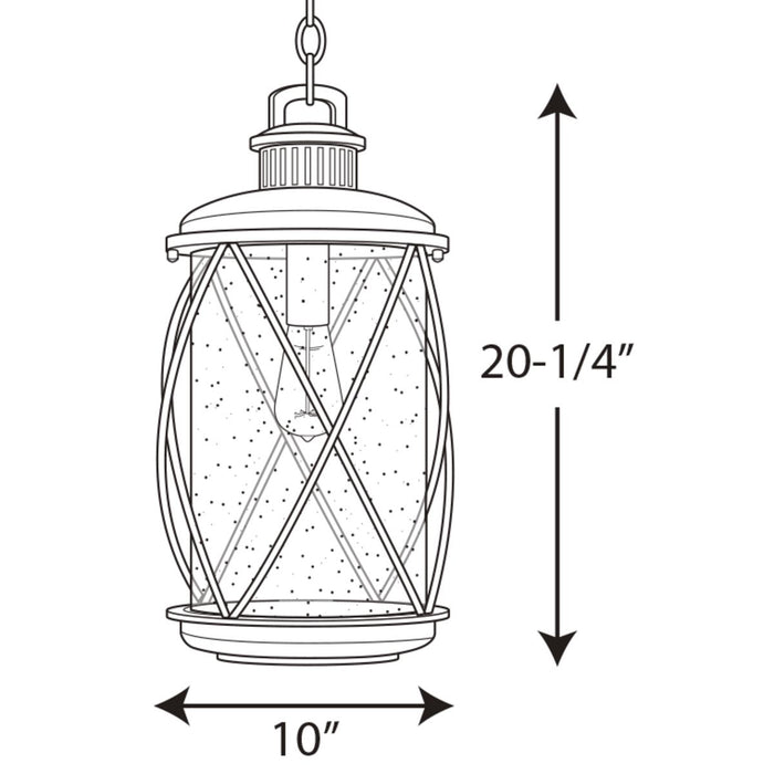 Progress Lighting Hollingsworth Collection Hanging Lantern (P550029-031)