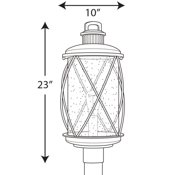 Progress Lighting Hollingsworth Collection Post Lantern (P540029-031)