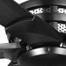 Progress Lighting Huff Collection Indoor/Outdoor 96 Inch Six-Blade Black Ceiling Fan (P250030-031)