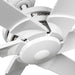 Progress Lighting Huff Collection Indoor/Outdoor 96 Inch Six-Blade Satin White Ceiling Fan (P250030-028)