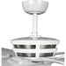 Progress Lighting Huff Collection Indoor/Outdoor 96 Inch Six-Blade Satin White Ceiling Fan (P250030-028)