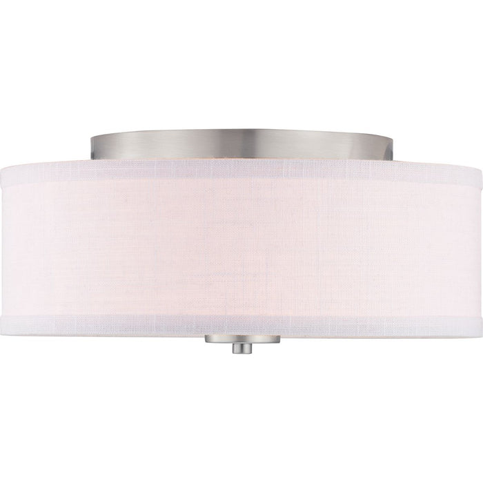 Progress Lighting Inspire Collection 13 Inch Two-Light Flush Mount (P350130-009)