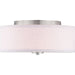 Progress Lighting Inspire Collection 13 Inch Two-Light Flush Mount (P350130-009)