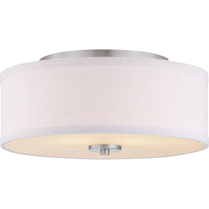 Progress Lighting Inspire Collection 13 Inch Two-Light Flush Mount (P350130-009)