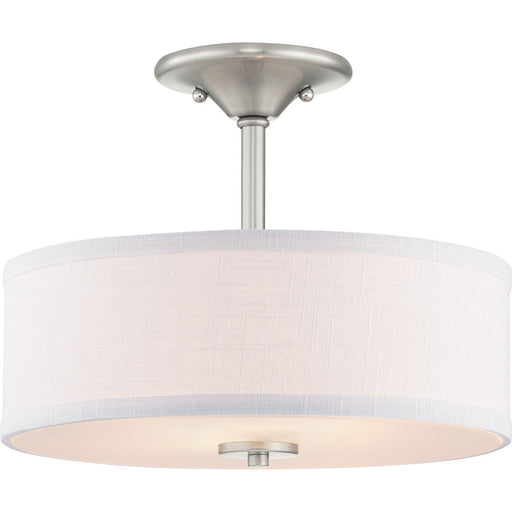 Progress Lighting Inspire Collection 13 Inch Two-Light Semi-Flush (P350129-009)