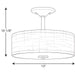 Progress Lighting Inspire Collection 13 Inch Two-Light Semi-Flush (P350129-009)