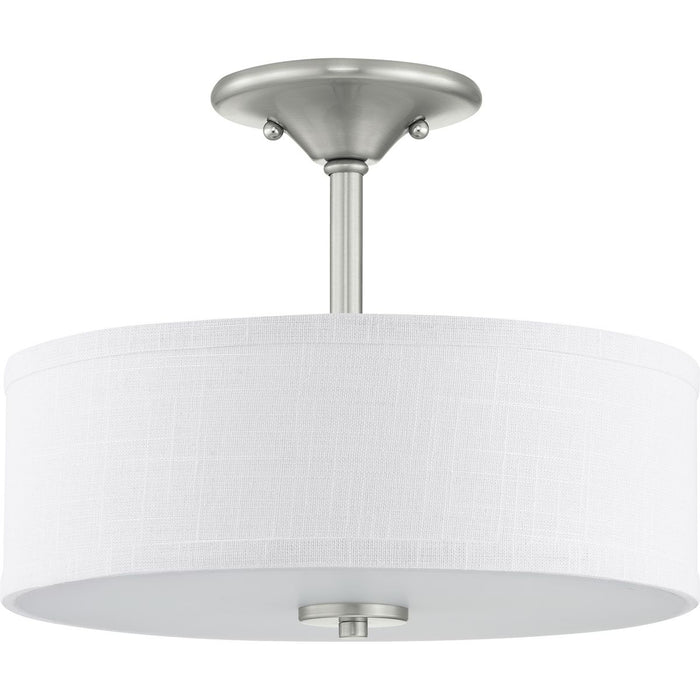Progress Lighting Inspire Collection 13 Inch Two-Light Semi-Flush (P350129-009)