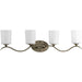 Progress Lighting Inspire Collection Four-Light Bath And Vanity (P2021-20)