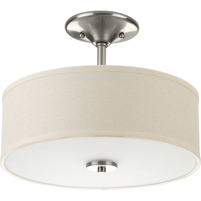 Progress Lighting Inspire Collection One-Light 13 Inch LED Semi-Flush Mount 3000K (P3683-0930K9)