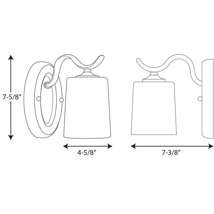 Progress Lighting Inspire Collection One-Light Bath And Vanity (P2018-15)