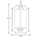 Progress Lighting Inspire Collection One-Light Large Foyer Pendant (P3799-20)