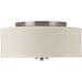 Progress Lighting Inspire Collection Two-Light 13 Inch Flush Mount (P3713-09)