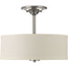 Progress Lighting Inspire Collection Two-Light 13 Inch Semi-Flush (P3712-09)