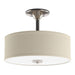 Progress Lighting Inspire Collection Two-Light 13 Inch Semi-Flush (P3712-09)