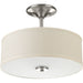 Progress Lighting Inspire Collection Two-Light 13 Inch Semi-Flush (P3712-09)