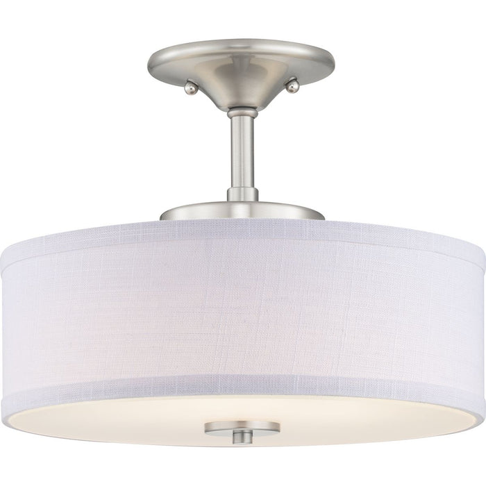 Progress Lighting Inspire LED Collection 13 Inch LED Semi-Flush 3000K (P350134-009-30)