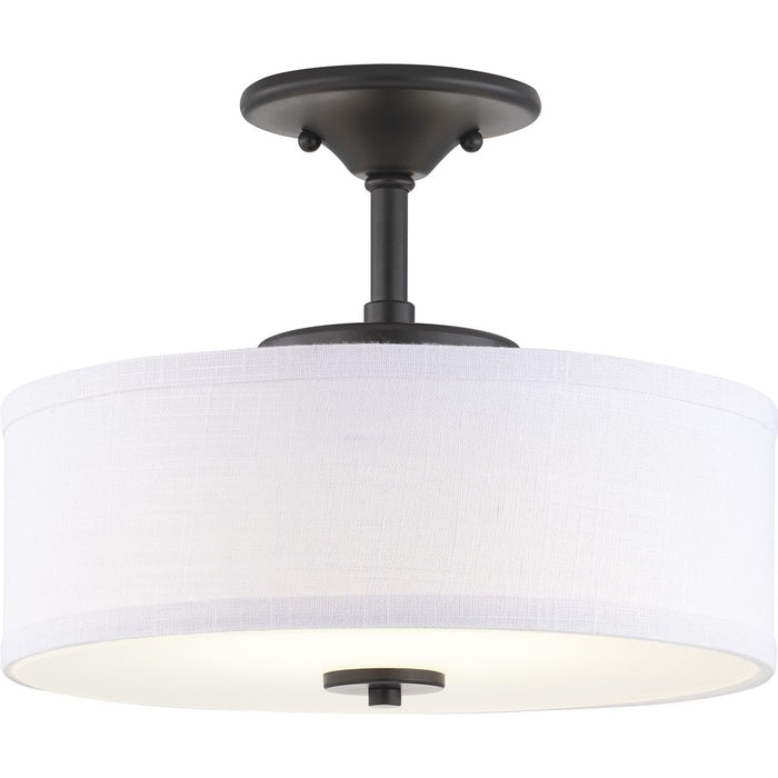 Progress Lighting Inspire LED Collection 13 Inch LED Semi-Flush 3000K (P350134-143-30)