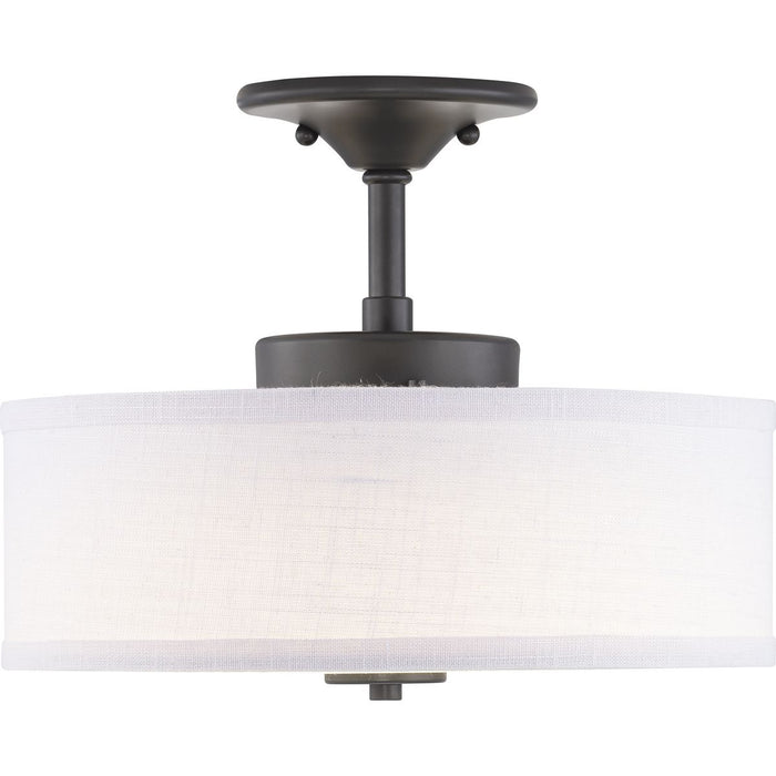 Progress Lighting Inspire LED Collection 13 Inch LED Semi-Flush 3000K (P350134-143-30)