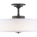 Progress Lighting Inspire LED Collection 13 Inch LED Semi-Flush 3000K (P350134-143-30)