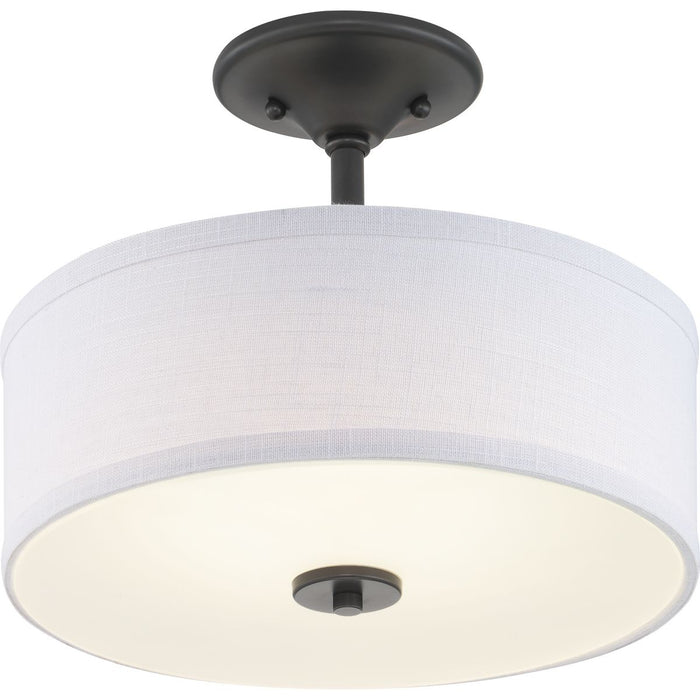 Progress Lighting Inspire LED Collection 13 Inch LED Semi-Flush 3000K (P350134-143-30)