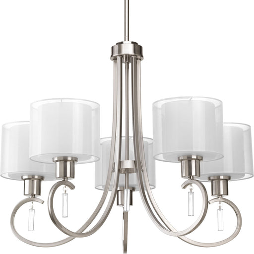 Progress Lighting Invite Collection Five-Light Chandelier (P4696-09)