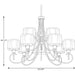 Progress Lighting Invite Collection Nine-Light Two-Tier Chandelier (P4697-09)