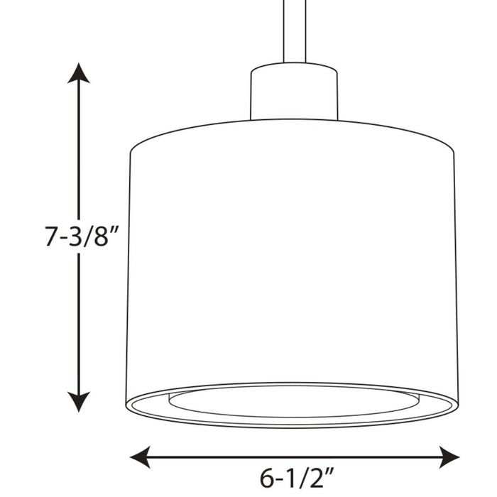 Progress Lighting Invite Collection One-Light Mini-Pendant (P5110-09)